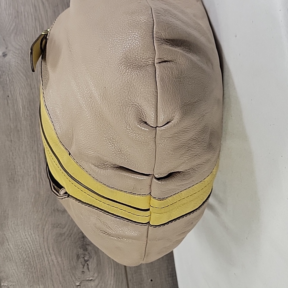 OrYANY Yellow and Tan Leather Bag - Picture 10 of 16